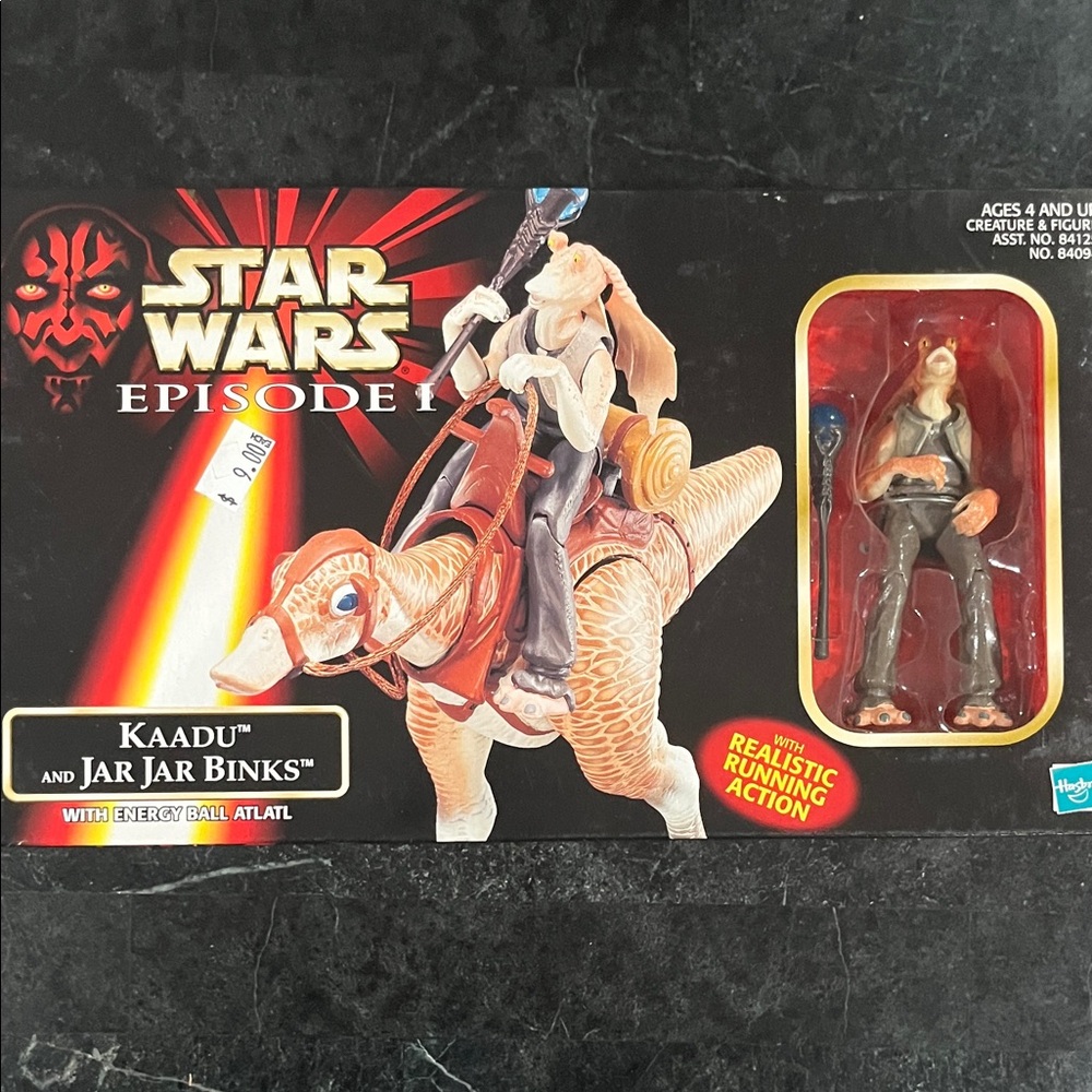 Hasbro Star Wars Episode I Kaadu & Jar Jar Binks Set